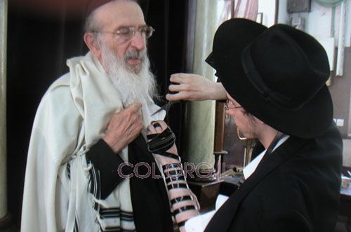 הרב שמואל אלעזר הלפרין במעמד קריעה