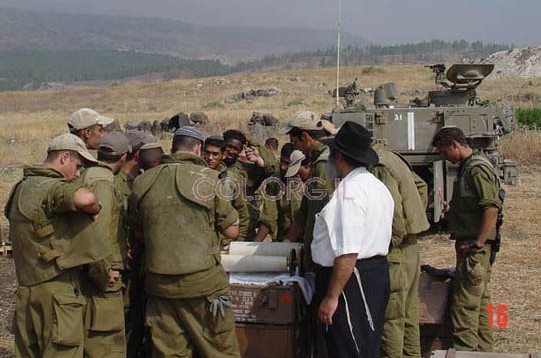 קריאת התורה בסוללת תותחנים ליד קריית שמונה