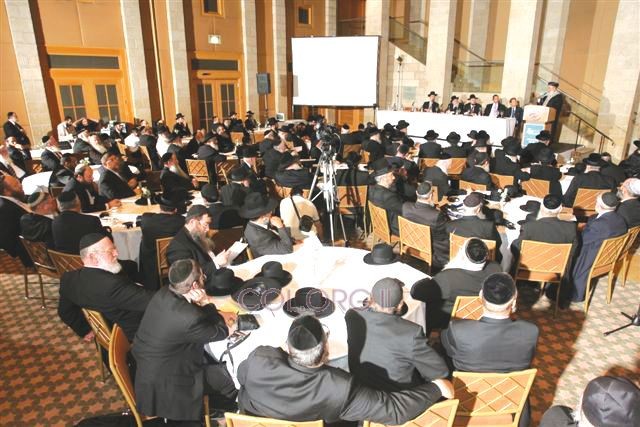 מאות רבנים ודיינים קראו בירושלים: 
