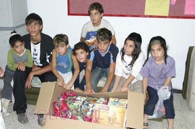 צפת: הילדים שמחים במקלטים