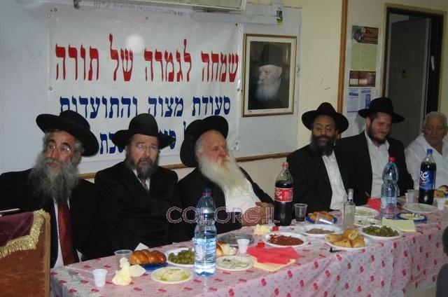 הרב אשכנזי אורח בסיום מסכת בת