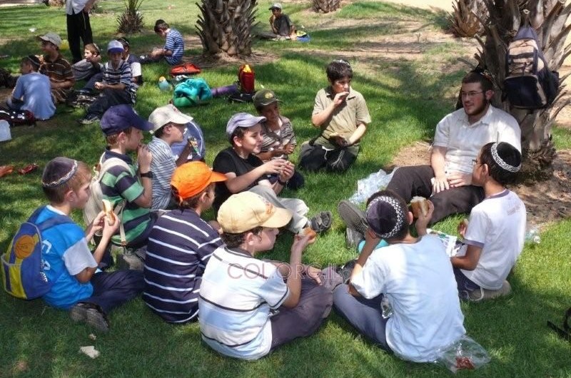 ילדי ה'מיני -קעמפ' בכפר יצאו לטיול בפארק כיף דרום