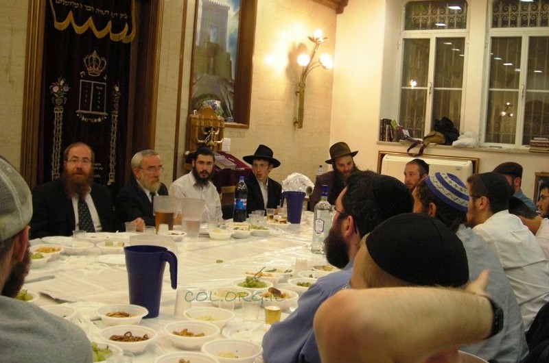 אורח במעיינות: הרב ישראל שם טוב התוועד  