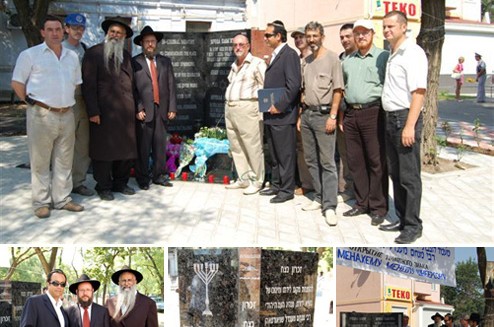 אירוע היסטורי בעיר הולדתו של הרבי: נחנכה האנדרטה