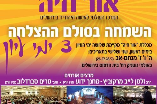 ירושלים: נפתחו שלושת ימי העיון השנתיים של 