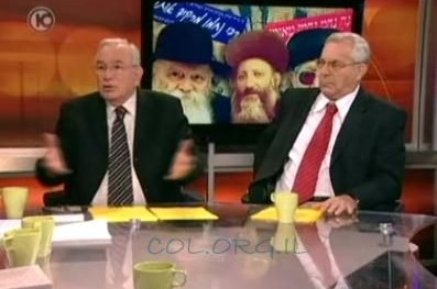 ערוץ 10: הרבי בלב דיון על תמונות אדמו