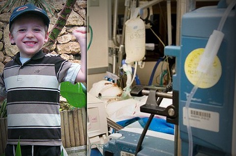 עצוב: לייזר גלפרין יחגוג בשבת יום-הולדת 6, בבית-הרפואה