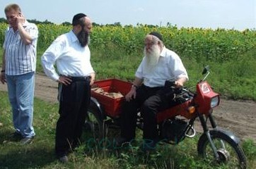 הרב אשכנזי בקציר חיטים בדנייפרופטרובסק