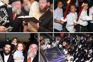 ברוב פאר: הוכנס ספר תורה לבית כנסת חב
