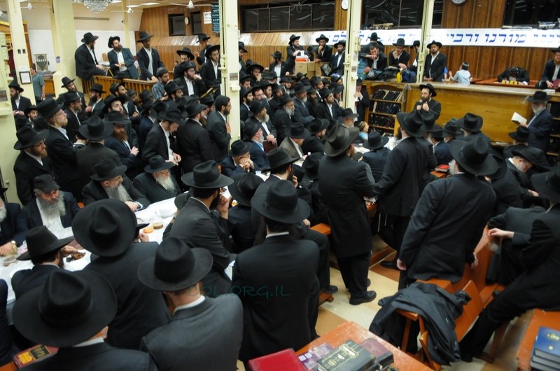 הרב ברוין ערך סיום מסכת ב-770 ● תמונות