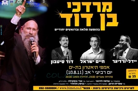 גדול הזמר החסידי העולמי בכיסופים לארץ ישראל (פ)