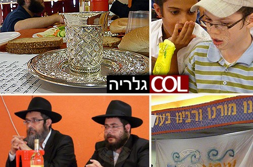 זוג ערך 'שבע ברכות' בקעמפ וחילק ארטיק לכל 'חייל' ● תמונות
