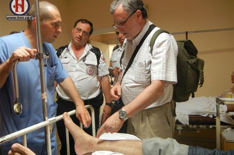 הפצועים בדרכם לישראל; חב
