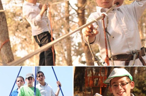 חיילי גן ישראל יצאו ליום גיבוש בפארק חבלים ● גלריה