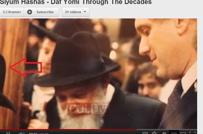 כיצד צונזרה תמונתו של הרבי בסיום הש