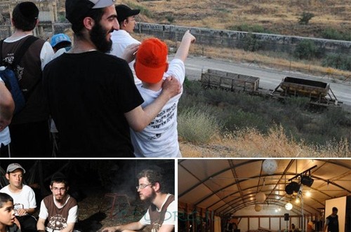 במרומי הגולן: הוועד הקים אוהל ענק ל