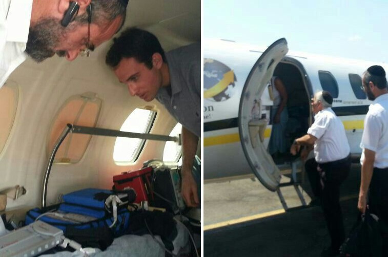 מצבו של השליח מוסיף להיות קשה: בדרכו בטיסה לארץ