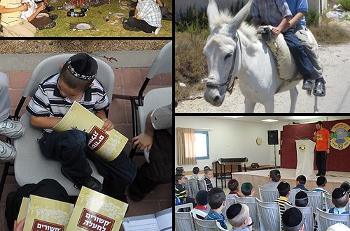 כאן מגדלים חסידים: שבוע נחתם בצבא הגאולה ● גלריה 