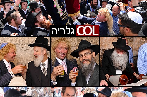 במעמד מרומם הוכנסו 4 ספרי-תורה לכותל ● תיעוד מרהיב 