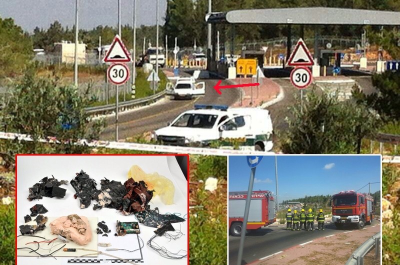 מכונית עם מטען תופת נתפסה במחסום ביתר עילית