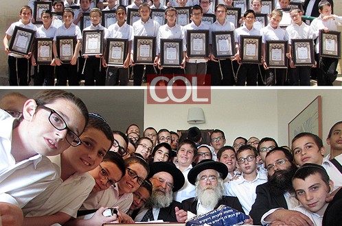 כוננות ישיבה: תלמידי אהלי תורה בכפר נבחנו בי-ם ● תמונות 