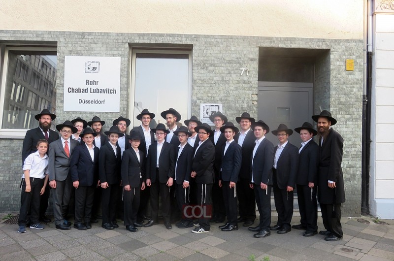 בן השליח חגג בר מצווה בדיסלדורף, החברים הגיעו מבלגיה