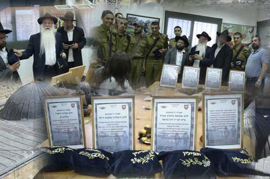 חברון: 15 לוחמים הצטרפו למעגל מניחי התפילין