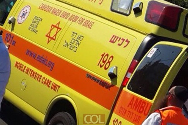 קרית מלאכי: ילד בן 11 נפצע קשה מפגיעת כלי רכב