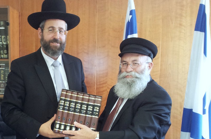 הרב הראשי לישראל אורח העיר לוד בשבת