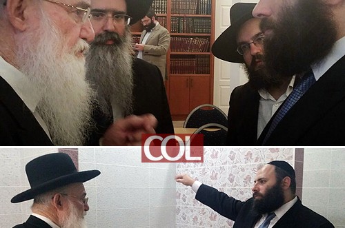 הדיין הרב אברהם שרמן בביקור בבריסל ● תמונות 