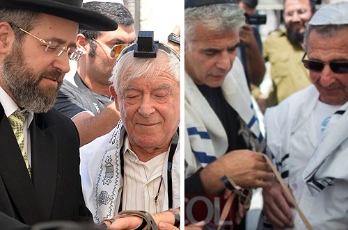 ניצולי השואה, יאיר לפיד, והרגע המצמרר ● צפו בנאום הרב לאו