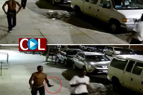 שוד סכינים בקראון הייטס ● צפו בשיחזור המלא