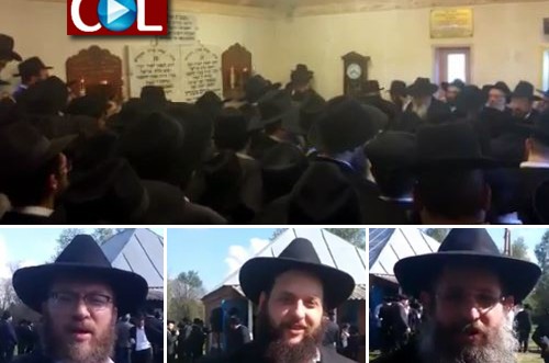רגע שיא בליובאוויטש: מאות השלוחים בציונים הק' ● וידאו