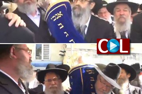 נחתם השידור הישיר מהכנסת ספר-התורה של ילדי ישראל