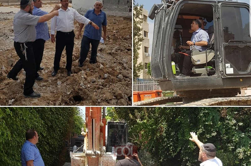 קרית מלאכי: טרקטורים עלו לשטח בית הספר לבנות