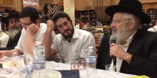הרב דרוקמן בהתוועדות יארצייט להרב צייטלין