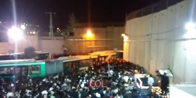קריסת התחבורה בקבר רחל 1