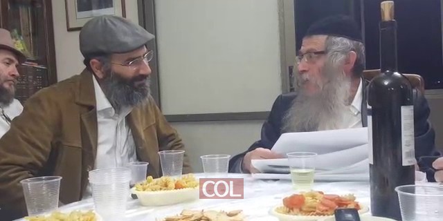 התוועדות פורים הרב ווכטער עם ד