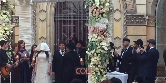 אברהם פריד בחופת בתו של גרנובסקי