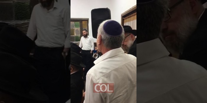 התוועדות לרגל שחרורו של הרב אהרונוב