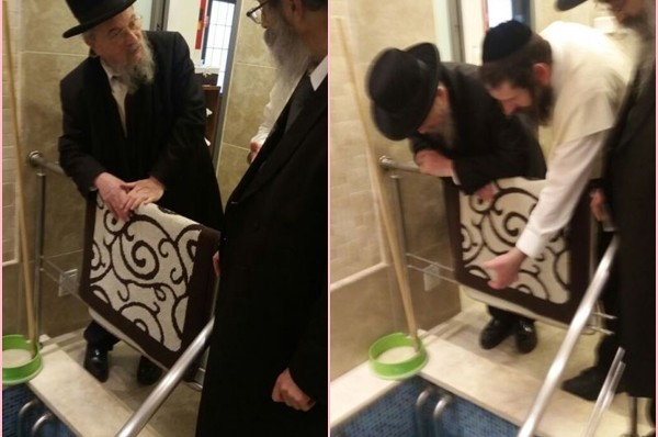 תל ציון רחביה: הרבנים סיירו במקוואות חב