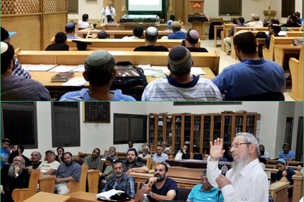 לוד: הרצאה על בית המקדש וסיום מסכת בבית חב