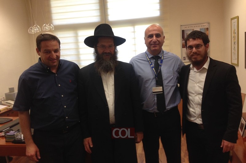  לטובת המאושפזים: הרב והשליח נפגשו עם הנהלת בית הרפואה 