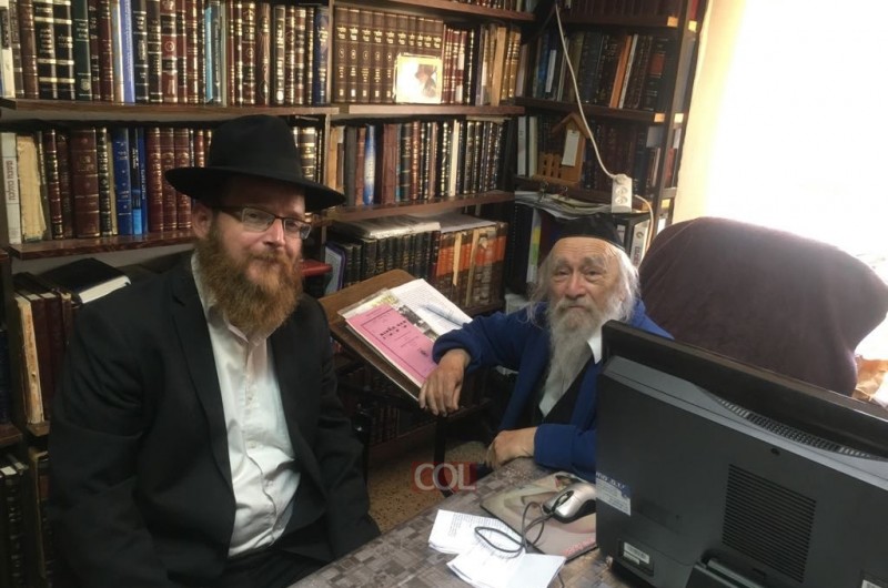 הנציג אצל הרב ● תמונת היום