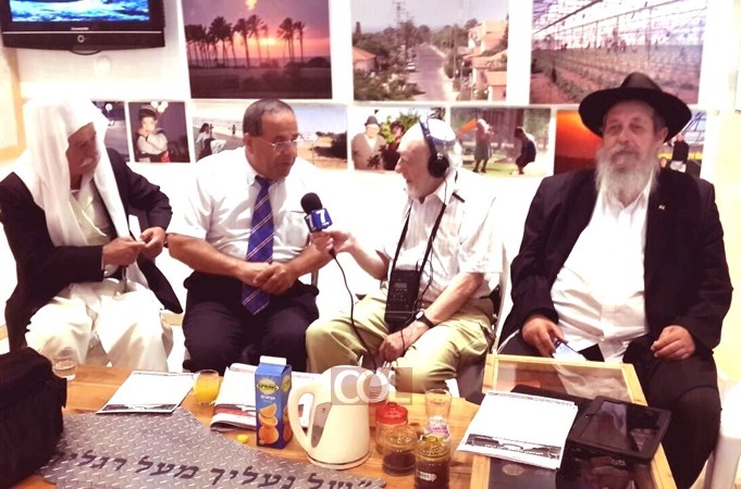 הרב בועז קלי עם השר איוב קרא ומנהיג הדרוזים ● היו ימים