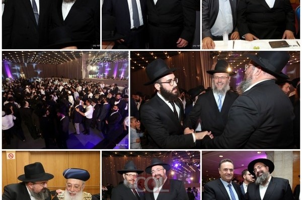 רבנים ואישי ציבור בחתונת אליטוב - ואנפראג • גלריית ענק