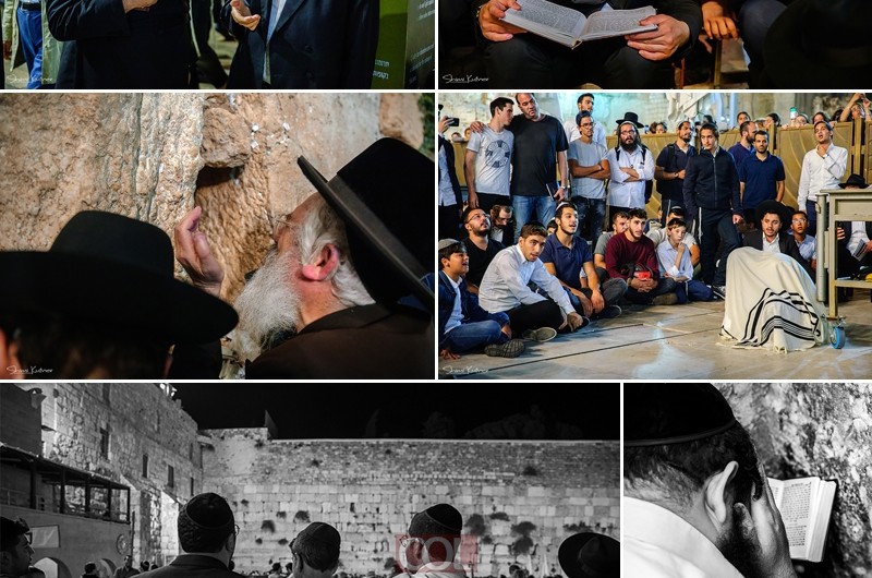 בְּלֵיל זֶה יִבְכָּיוּן וְיֵילִילוּ בָּנַי > שימי קוטנר מגיש גלריה מהכותל 