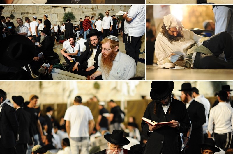  תְּרַחֵם צִיּוֹן וְתִבְנֶה חוֹמוֹת יְרוּשָׁלָיִם: אמירת קינות בכותל ● תיעוד 