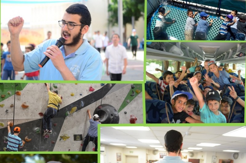 צפו בתיעוד: מאות משתתפים במיני קעמפ 'צבא הרבי' בלוד