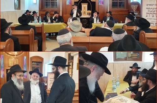הוכתר הרב חיים-הלל רסקין לרב קהילת חב